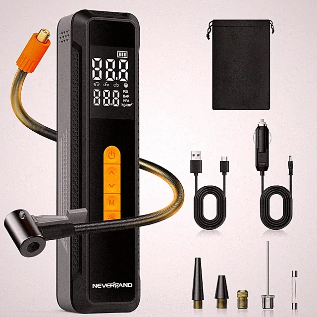 150 PSI Portable Tire Inflator Car Air Pump Compressor Electric Bike Tire Pump