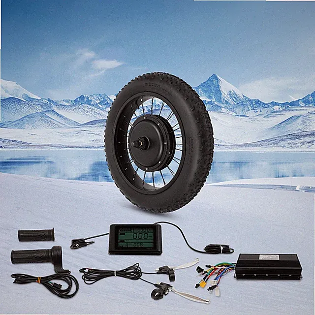 20" Front Wheel Bicycle Conversion Kit, E-bike Front Motor With Controller Bag