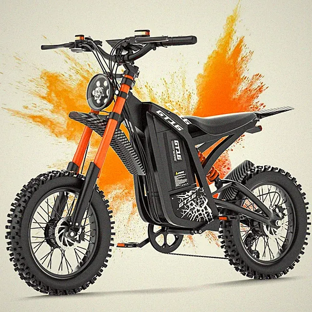 3000W 60V 30AH Electric Dirt Bike 40MPH Off Road E bike Motorcycle for Adults