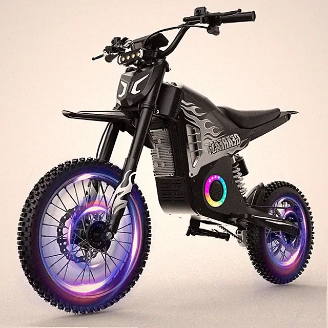 3000W Peak Electric Dirt Bike 48V 23.4Ah Electric bike 14" Motorcycle for Adults