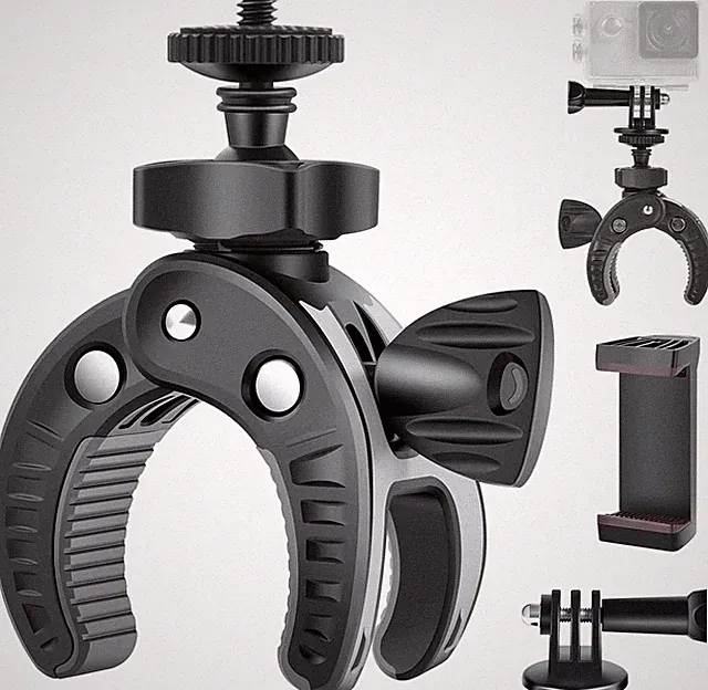 4 Inch Motorcycle Phone Mount Adjustable Bike Camera Mount For Iphone Samsung
