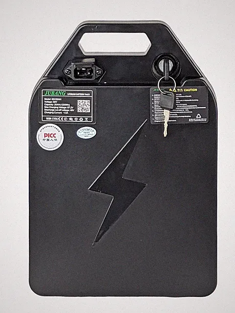 60V Electric Ebike Lithium Ion Battery 60V 20Ah with Keys for Electric Scooters