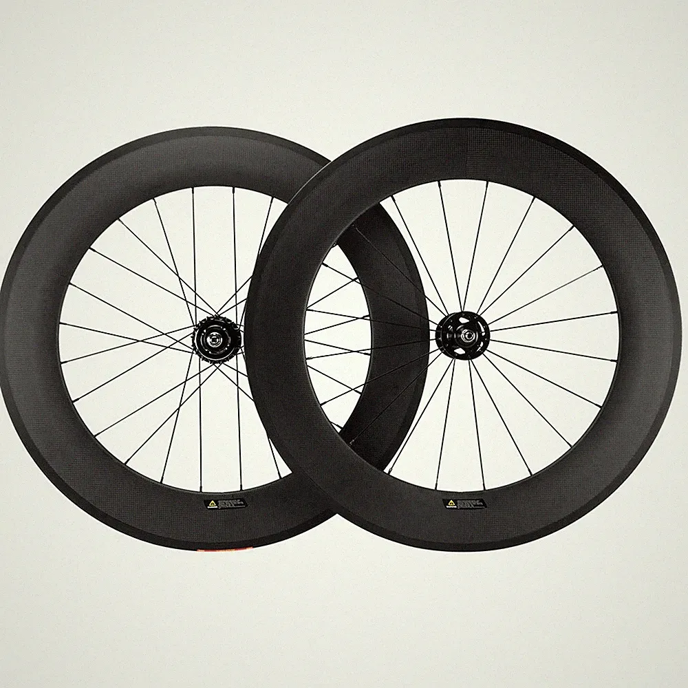 700C Carbon 3K Matte Road Bicycle Wheels V Brake Fixed Gear Track Bike Wheelset