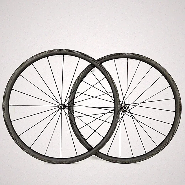 700C Road Bicycle V/Rim Brake Carbon Wheelset 38/50/60/88mm Depth Wheels