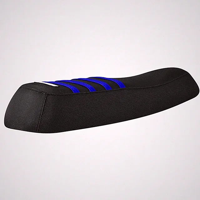 AMYET V9 G60 ebike gripper seat cover all BLACK w/ BLUE ribs #520