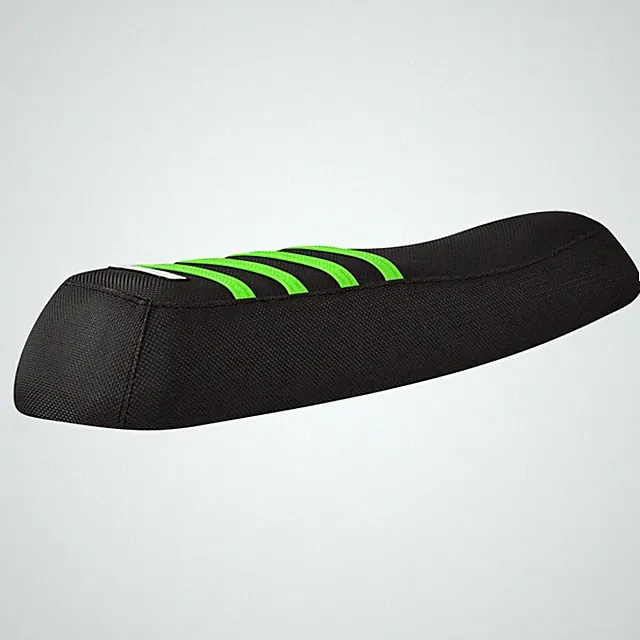 AMYET V9 G60 ebike gripper seat cover all BLACK w/ FLO GREEN ribs #520