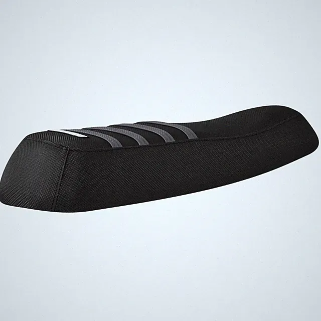 AMYET V9 G60 ebike gripper seat cover all BLACK w/ GREY ribs #520