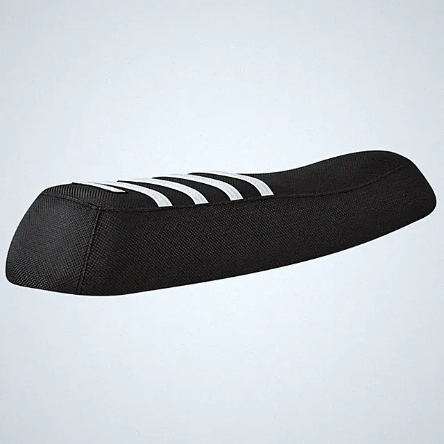 AMYET V9 G60 ebike gripper seat cover all BLACK w/ WHITE ribs #520