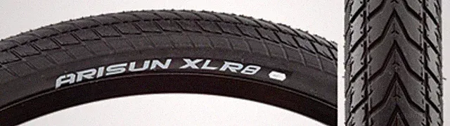 Arisun Xlr8 Bmx 20x1-3/8 Bk Wire/60psi - Pair
