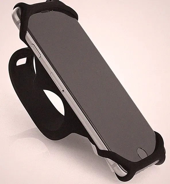 Bicycle Mount Handlebar Silicone Holder Bike Non-Slip Strap for Cell Phones