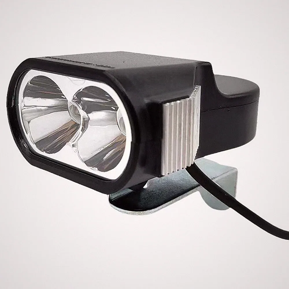 E-Bike LED Front Lamp 36V 48V 60V Flashlight Headlight Horn Accessories N4O3