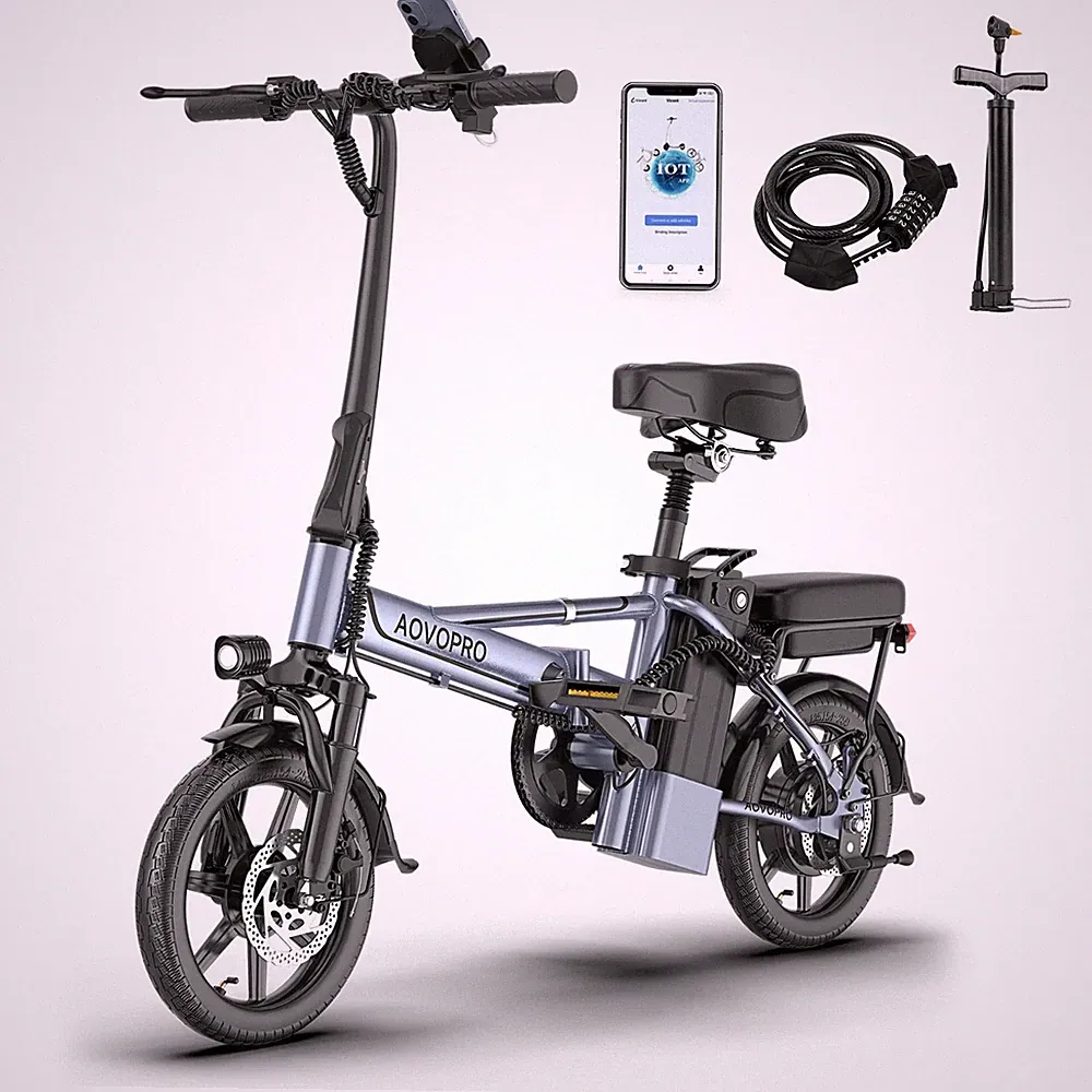 EB60PRO Folding Electric Bike 750W peak 48V 15.6Ah 22mph Electric Bicycle