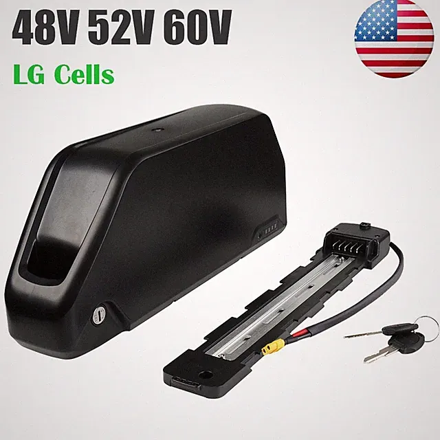 Ebike Battery 48V 52V 60V 20ah/25AH LG Cells Li-ion for 250W-2000W Electric Bike