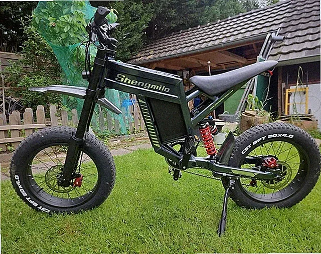 Electric Bike 1500W 40MPH 60V30AH Mountainbike 20" Fat Tire e bikes E-Motorcycle