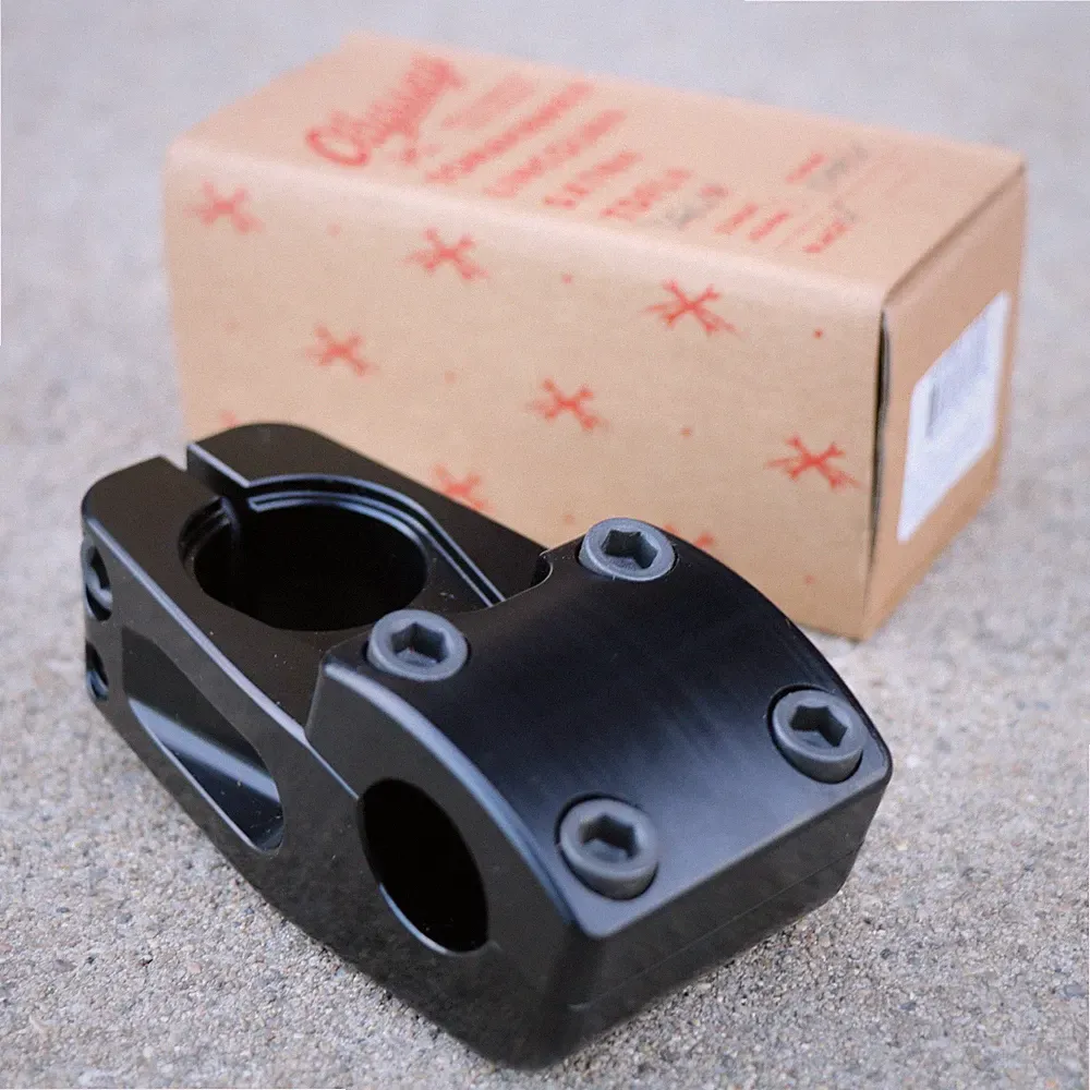 ODYSSEY BMX BIKE DGN v2 BICYCLE STEM BLACK ANODIZED CYAN TOM DUGAN