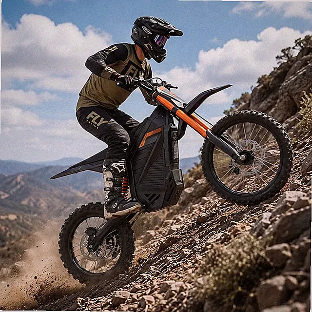 PRO ADULT ELECTRIC DIRT BIKE 6000W PEAK 60V/30AH OFF ROAD E MOTORCYCLE 50MPH