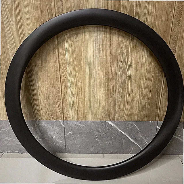 Superlight 700C UD Matte Finish Tubeless Clincher Road Bicycle Carbon Fiber Rims