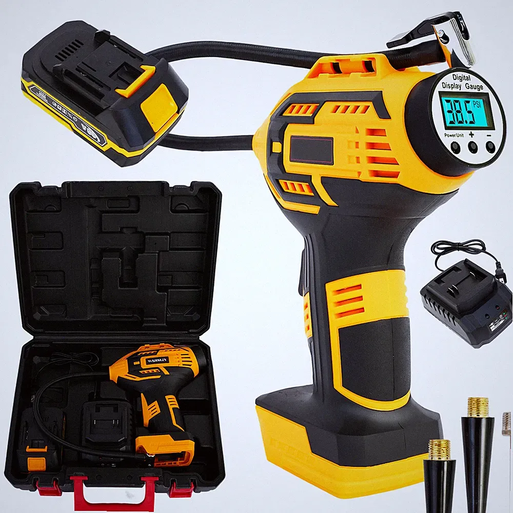 Tire Inflator Air Compressor 36V Cordless Tire Pump Rechargeable Battery Powered